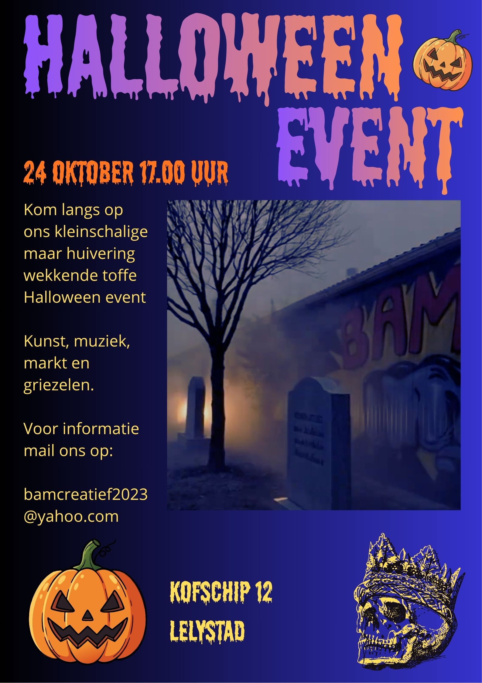 Event poster Halloween